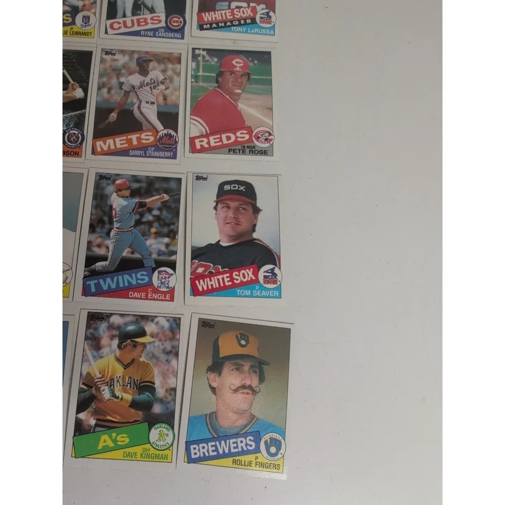 Mixed Lot Of 81 Gradable Baseball Cards 1985 Topps Superstars Nolan Ryan More!